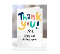 Carte de remerciement pour être notre photographe, cadeau d'anniversaire pour homme, femme, homme, femme, lui, elle, cadeaux pour Noël, pour dire, A5-141_22