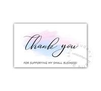 Carte De Remerciement Pour Soutien,Avec Message Écrit,Décoration Rose Magnifique Type Carte De Visite,Faite À La Main Avec Amour,Accessoire Professionnel,Paquet De 30 Pièces - Type 30pcs #P