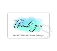 Carte De Remerciement Pour Soutien,Avec Message Écrit,Décoration Rose Magnifique Type Carte De Visite,Faite À La Main Avec Amour,Accessoire Professionnel,Paquet De 30 Pièces - Type 30pcs #N