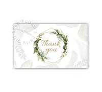 Carte De Remerciement Pour Soutien,Avec Message Écrit,Décoration Rose Magnifique Type Carte De Visite,Faite À La Main Avec Amour,Accessoire Professionnel,Paquet De 30 Pièces - Type 30pcs #B