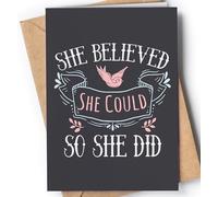 Carte de remise de Diplôme - Carte Felicitations Diplome pour Homme et Femme - Cadeau Reussite Diplome, Brevet des Collèges, Baccalauréat - Félicitations on Your Graduation pour Fille, Fils - NUM 17