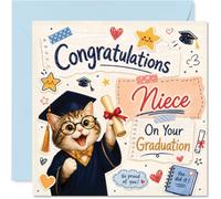 Carte de remise de diplôme pour nièce, pleine de fierté