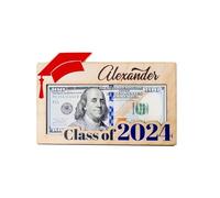 Carte de remise des diplômes en bois, porte-espèces pour diplôme en bois | porte-espèces créatif unique | cadeau argent | portefeuille en bois | élégant porte-cartes au design léger porte-argent