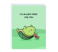 Carte de rétablissement « Here For You » - Carte de soutien, santé mentale, maladie, parentalité, âge adulte (I'm Always Here For You)