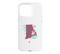 Carte de Rhode Island Vintage vieillie née au Rhode Island Coque pour iPhone 15 Pro Max