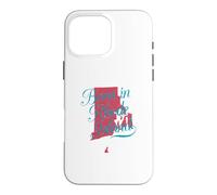 Carte de Rhode Island Vintage vieillie née au Rhode Island Coque pour iPhone 16 Pro Max