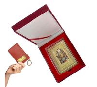 Carte de richesse pour festival du printemps - Souvenir portable en cuivre | Carte de protection spirituelle | Pour réussir la chance, affichage à la maison, sac de voyage