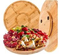 Carte de rotation de service en bambou pour la coupe de 33 cm