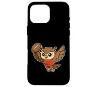 Carte de Rugby Hibou Coque pour iPhone 16 Pro Max