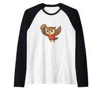 Carte de Rugby Hibou Manche Raglan