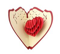 Carte de Saint-Valentin 3D Créative en Papier, Surprise mémorable | Impression , Motif Original, pour Invitations, Enveloppes et Paquets Présents Lors D’Une Demande Romantique