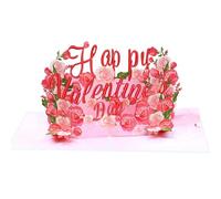 Carte de Saint-Valentin avec enveloppe - Fournitures de vœux pour mari, épouse, homme, femme, anniversaire de mariage, amour