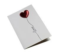 Carte de Saint-Valentin - Carte romantique en forme de cœur pour la Saint-Valentin | Carte de Saint-Valentin mignonne | Carte de Saint-Valentin en forme de cœur | Adorable carte de Saint-Valentin pour