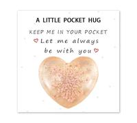- Carte de Saint-Valentin de 8,5 x 5,5 cm, excellent savoir-faire | Souvenir de relation longue distance avec design polyvalent, cœur en verre pour femmes, petites-filles
