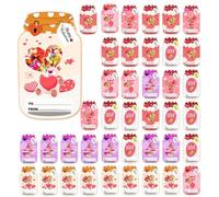 Carte de Saint-Valentin en forme de bocal - Distributeur de bonbons - Carte de Saint-Valentin - Pour partenaires, couples, garçons, filles, salle de classe, école, bureau, réunions de famille