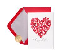 Carte de Saint-Valentin romantique en papyrus (Le bonheur de mon c ur)