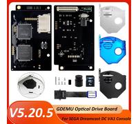 Carte de simulation de lecteur optique GDEMU V5.20.5 DC et kit de montage de carte à distance pour console SEGA Dreamcast DC VA1 avec extension SD Black 5 20 5 Set