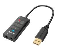Carte de Son SHARKOON SB22 USB 2 x 3,5 mm TRRS Jack