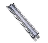 Carte de source Barrier Bornier Bloc 660V 15A Double Rows 20P DIN Rail Base Vis Connecteur