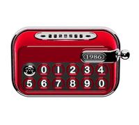 Carte de stationnement temporaire élégante pour tableau de bord de voiture plaque d'immatriculation de téléphone machine à écrire unique plaque de décoration de bureau créative