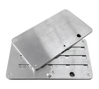 Carte de stockage en acier inoxydable Crypto Seed Phrase de stockage, portefeuille de sauvegarde Bitcoin anti-empreintes digitales, gestionnaire de mots de passe mécanique