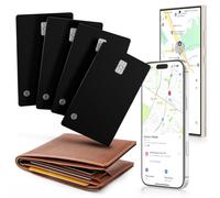 Carte de suivi de portefeuille 2026, design de carte bancaire, certifié par Apple Find My & Google Find Hub, Android Airtag, localisateur d'articles, suivi de la taille de carte de crédit, suivi de