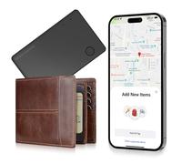 Carte de suivi de portefeuille pour Android, rechargeable, compatible avec l'application Google Mon appareil (Android uniquement), carte de suivi Bluetooth pour clés, bagages, valises et sacs