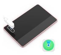 Carte de Suivi du Portefeuille,Smart Tracker Tag Fonctionne avec Apple Localiser APP (iOS Uniquement),Étanche Rechargeable Bluetooth Localisateur Objets pour Portefeuille,Passeports,Bagages