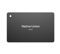 Carte de Suivi Objets Compatible Apple Find My Localisation Précis Native Union Noir