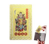 Carte de Tai Sui pour le Nouvel An Chinois,Je me souviens de la collection en cuivre pour une bénédiction spirituelle - Cartes de bénédiction et de bon souhait pour l'année du cheval | pour elle Lui