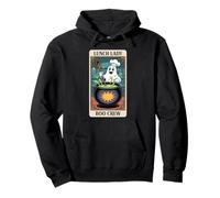 Carte de Taro pour déjeuner Lady Boo Crew Funny Halloween Ghost Kitchen Sweat à Capuche
