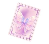Carte de tarot 3D holographique Oracle Deck pour la pratique de la lecture de fortune | Cartes d'illusion de décalage visuel dynamique avec ensemble de divination en papier cartonné de qualité
