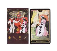 Carte de tarot, 78 cartes de théâtre fantastique, cartes de divination mystique, jeu de lecture familial pour débutants, experts, divination, utilisation d'outils, 6 x 10,3 cm