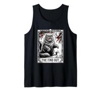 Carte de Tarot Amusante en Forme de Chat avec Peluche et découvrez Le Style Gothique Débardeur