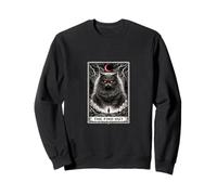 Carte de Tarot Amusante en Forme de Chat avec Peluche et découvrez Le Style Gothique Sweatshirt