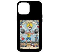 Carte de Tarot Amusante The Struggle Lift Gym Workout Occult Coque pour iPhone 12 Pro Max