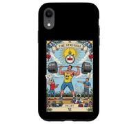 Carte de Tarot Amusante The Struggle Lift Gym Workout Occult Coque pour iPhone XR