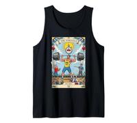 Carte de Tarot Amusante The Struggle Lift Gym Workout Occult Débardeur