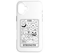 Carte de Tarot avec Citrouille Loup-Garou Coque pour iPhone 16 Plus