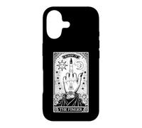 Carte de Tarot avec Doigt d'honneur - Astrologie antisociale grossière et Occulte Coque pour iPhone 17