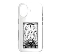 Carte de Tarot avec Doigt d'honneur - Astrologie antisociale grossière et Occulte Coque pour iPhone 17