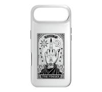 Carte de Tarot avec Doigt d'honneur - Astrologie antisociale grossière et Occulte Coque pour iPhone Air