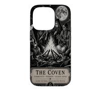 Carte de Tarot avec Inscription « Witches Alone We Seek Together We Witch » Coque pour iPhone 14 Pro