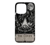 Carte de Tarot avec Inscription « Witches Alone We Seek Together We Witch » Coque pour iPhone 15 Pro Max