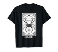 Carte de Tarot avec Signe Astrologique du Zodiaque du Cancer T-Shirt
