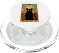 Carte de Tarot Black Cat The Protector PopSockets PopGrip pour MagSafe