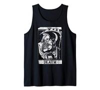 Carte de tarot Blackcraft Vintage Death the Grim Reaper Kiss Débardeur