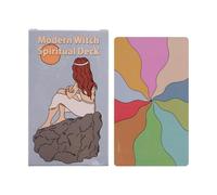Carte de tarot, cartes Oracle, illustrations vibrantes, multi-usages, thème mystique, carte d'activité sociale, protection divertissement, deck pour fête en club, divertissement, 60 pièces Divinatory