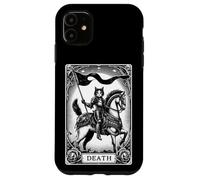 Carte de Tarot Cat The Death Arcana Dark Gothic Coque pour iPhone 11