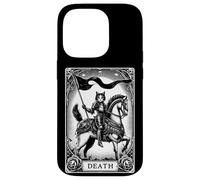 Carte de Tarot Cat The Death Arcana Dark Gothic Coque pour iPhone 14 Pro